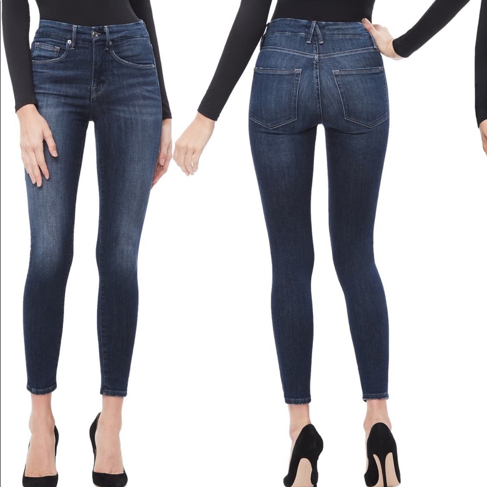 Good American Good Legs Ankle Jean. Size 0 (2).